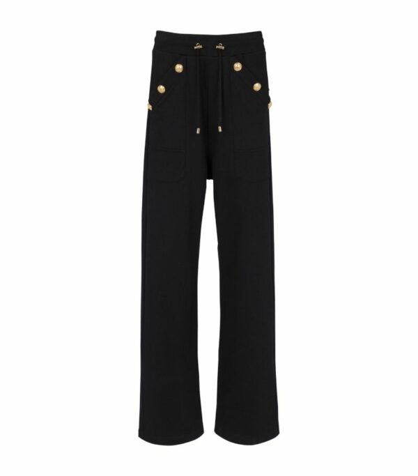 Balmain Button-Detail Sweatpants