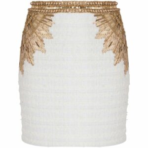 Balmain Embellished Mini Skirt