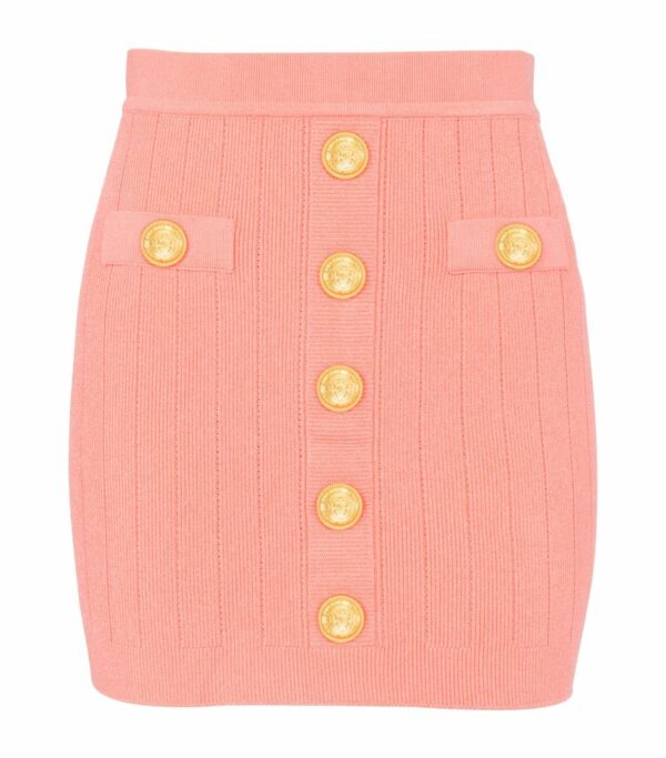 Balmain Knit Mini Skirt