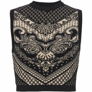 Balmain Knitted Crop Top