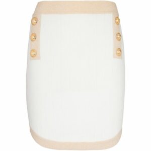 Balmain Textured Mini Skirt