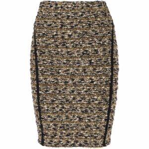 Balmain Tweed-Lurex Pencil Skirt