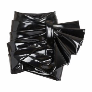 Balmain Vinyl Mini Skirt