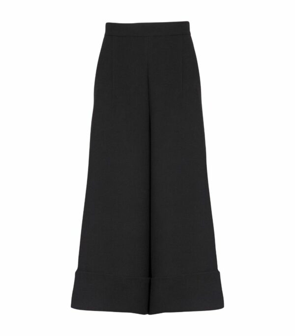 Balmain Wool High-Rise Culottes