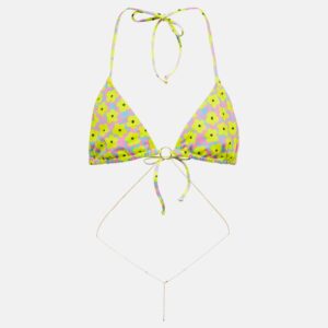 Bananhot Embellished printed bikini top