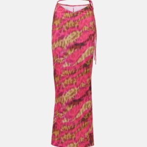 Bananhot Gigi printed maxi skirt