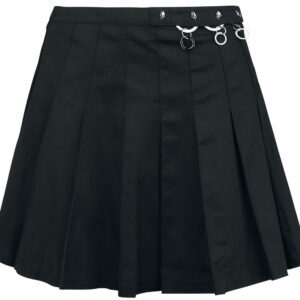 Banned Pleated Ring Skirt Short skirt black