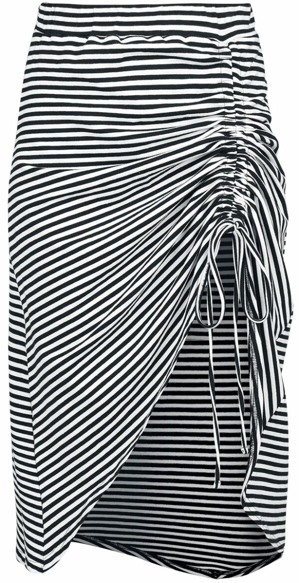 Banned Retro Beach Breeze Skirt Medium-length skirt black white