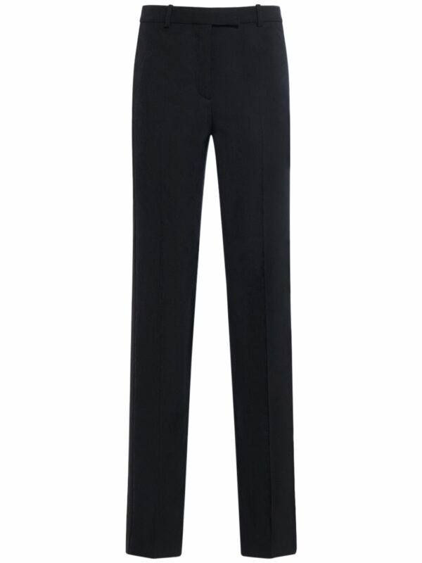 Barocco Tailored Wool Straight Pants