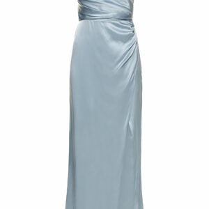 Barrow Silk Satin Strapless Long Dress