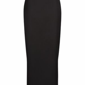 Bartelle Wool Twill Long Pencil Skirt