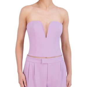 Bcbgmaxazria Plunging Sweetheart Neck Corset Top