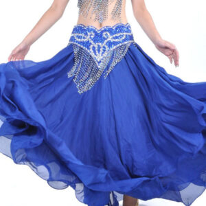 Belly Dance Long Skirt Ruffle Layered Women Dancing Wear