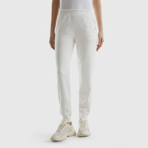 Benetton, Sweat Joggers, size XS, Creamy White, Women