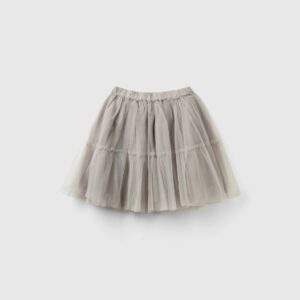 Benetton, Tulle Skirt, size 2XL, Gray, Kids