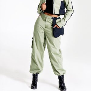 Beware-Me Pants, Cargo Pants, Women Army Joggers, Green Streetwear