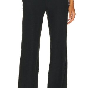 Beyond Yoga Easy Cropped Wide Leg Pant in Charcoal. Size L, M, S, XS.