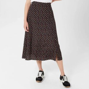 Black Annette Midi Skirt