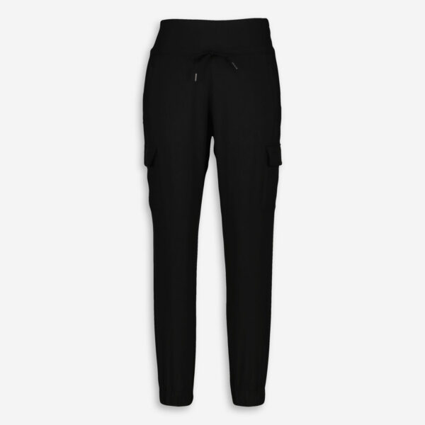 Black Cargo Cuffed Joggers