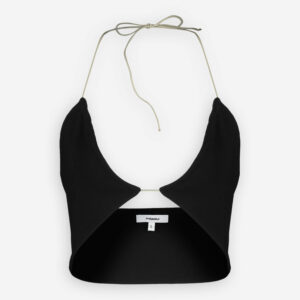 Black Iris Crop Top