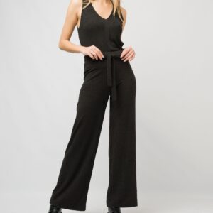 Black Knitted Pants, Wide Leg Pants, Maxi Pants, Oversized Women Pants, Plus Size Trousers