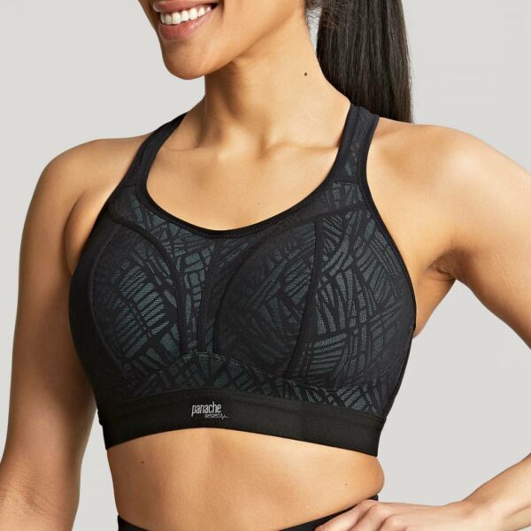 Black Non Wired Sports Bra