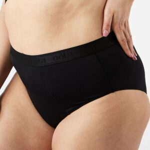 Black OOLA LINGERIE Control High Waist Brief