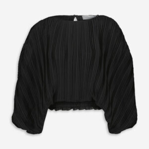 Black Pleated Top