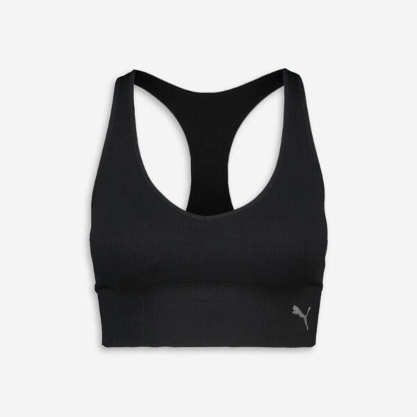 Black Rib Sports Bra