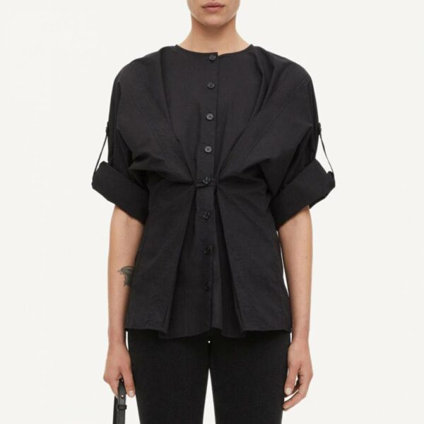 Black Rominas Organic Cotton Blouse