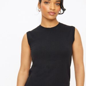 Black Soft Touch Tank Top