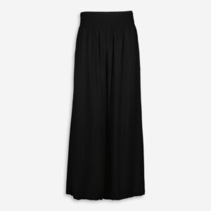 Black Wide Culottes Trousers