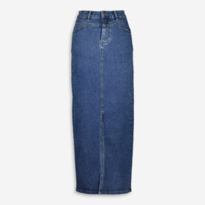 Blue Denim Maxi Skirt