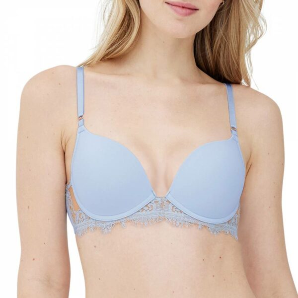 Blue Entice Push-Up Bra