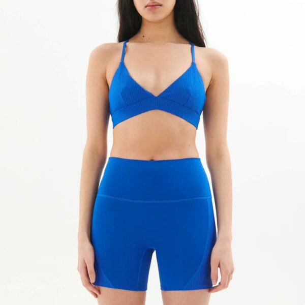 Blue Free Play Sports Bra