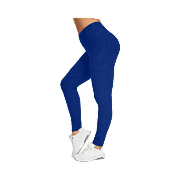 (Blue, XL) Women's Anti-Cellulite Leg Lift High Waist Yoga Pants