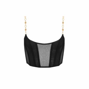 Bluebella Emery Soft Bustier Black/Gold