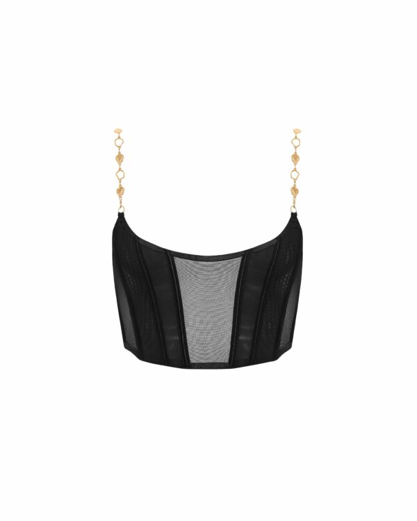 Bluebella Emery Soft Bustier Black/Gold