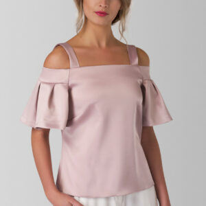 Blush Off the Shoulder Strap Blouse