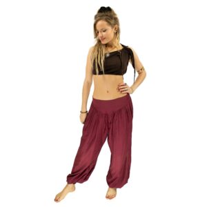 Boho Blue Hippie Yoga Harem Pants