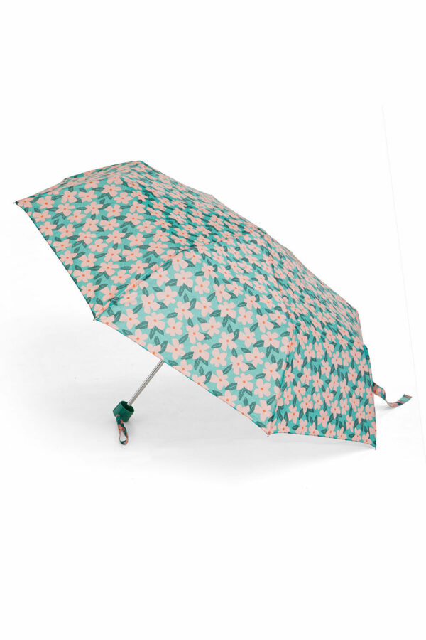 Bonmarche Women's Green Floral Print All Over Umbrella