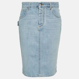 Bottega Veneta High-rise denim pencil skirt