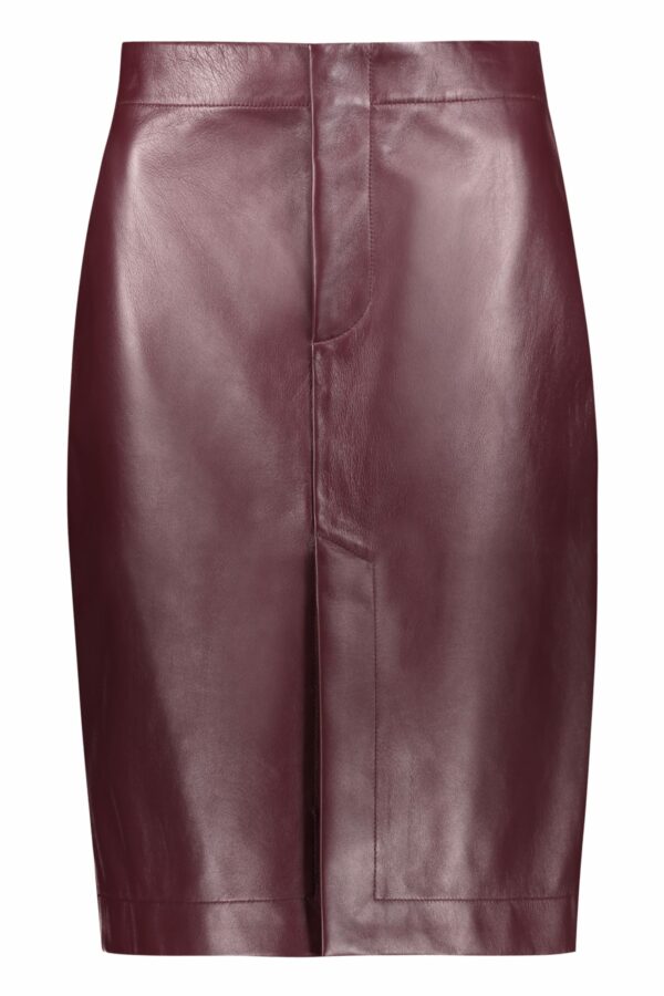 Bottega Veneta Leather Skirt