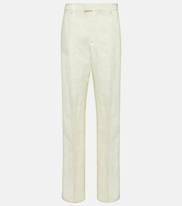 Bottega Veneta Linen straight pants