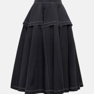 Bottega Veneta Pleated midi skirt