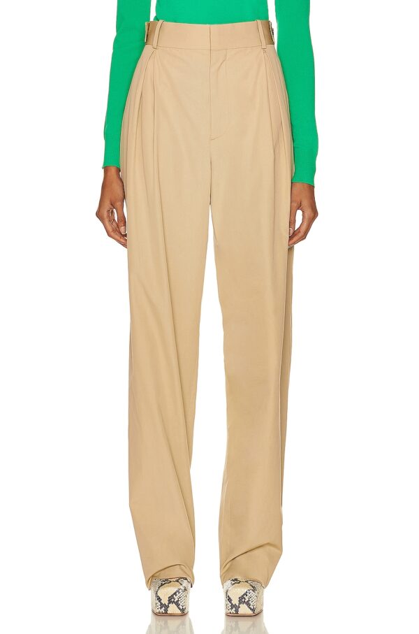 Bottega Veneta Tailored Pants in Travertine - Tan. Size 36 (also in ).