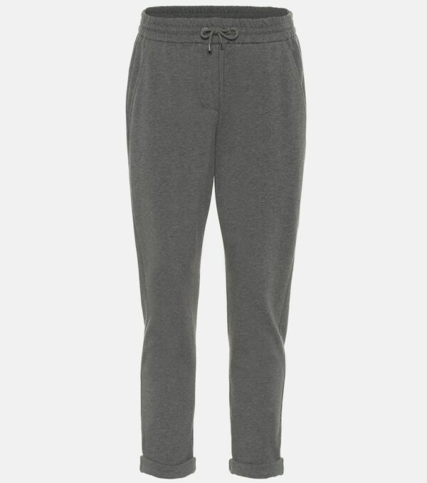 Brunello Cucinelli Cotton-blend sweatpants