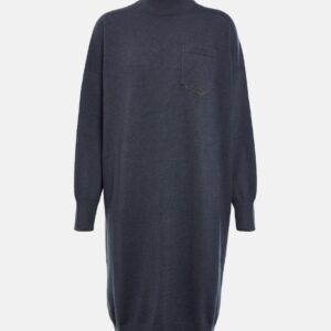 Brunello Cucinelli Embellished cashmere sweater dress