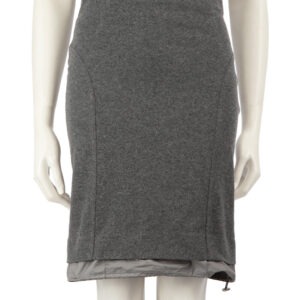 Brunello Cucinelli Grey Wool Pencil Skirt