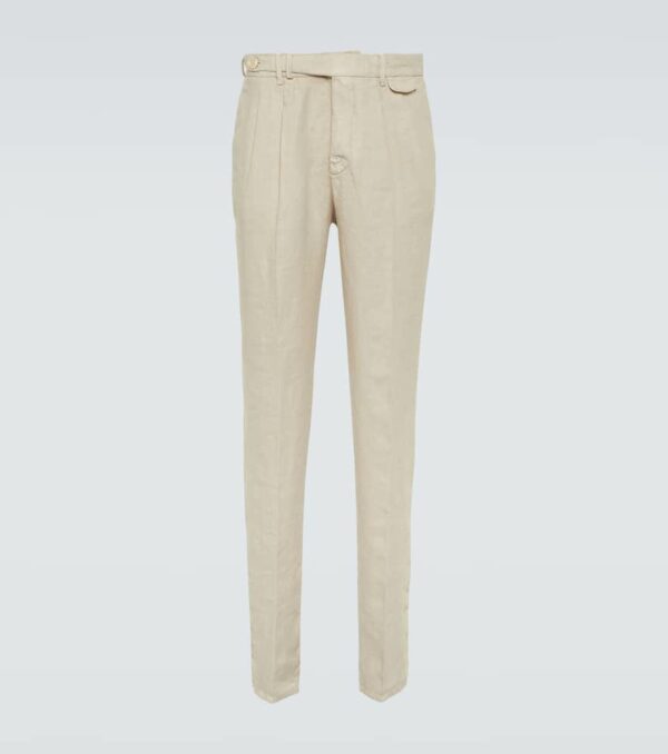 Brunello Cucinelli Linen slim pants